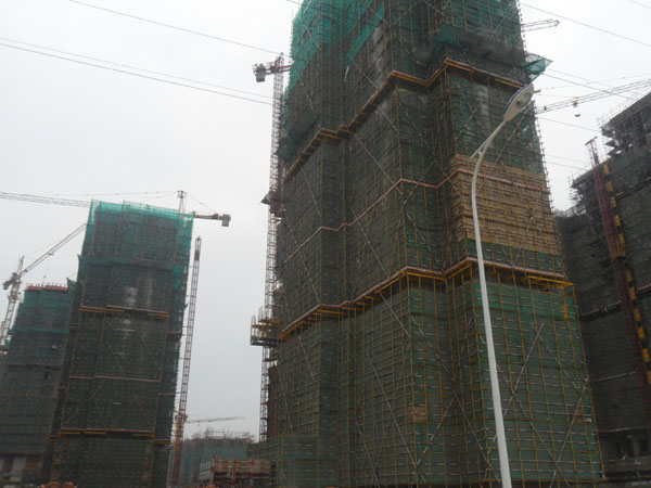 腳手架案例--吳江山湖花園